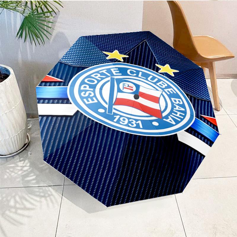 Fc Crest Design Printed Automatic Umbrella, 8-Frame for Travel, camping, Casual Umbrella, Essential Gift for for family and friends