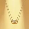 Emporio Armani Love Series Interlocking Necklace Women necklace Gold EGS3174710