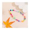 Acrylic colorful peach heart five-star mobile phone chain fashionable short anti-lost mobile phone lanyard women's key lanyard