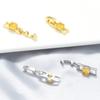 Wszechstronne zapięcia do wyrobu biżuterii Modny złoty zestaw zapięć do biżuterii z cyrkonią sześcienną do tworzenia biżuterii DIY