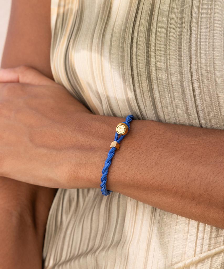 Pig&Hen (Women'S) Easy Ed Bracelet - Royal Blue X Gold