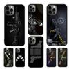 Pistol Gun Mobile Phone Cases Cover For iPhone 17 Air 16e 15 14 12 13 11 Pro MAX Apple Plus Coque