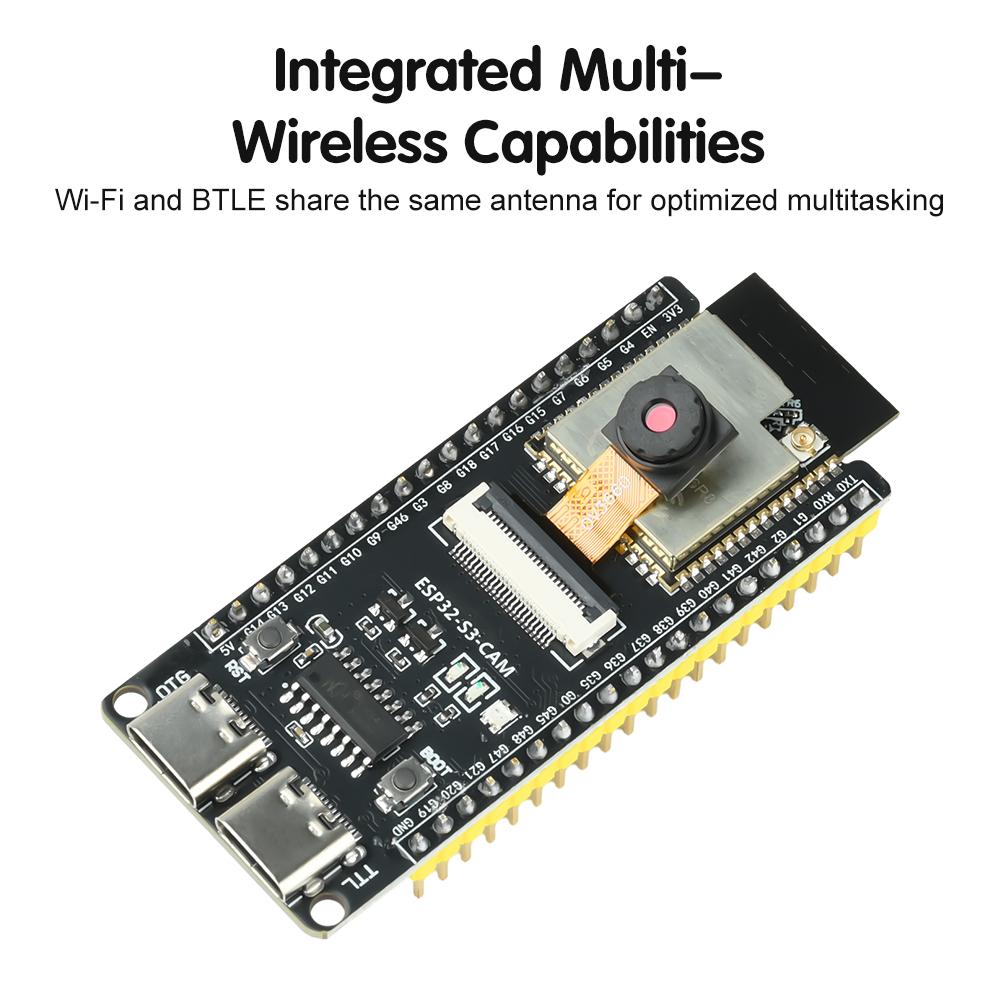 ESP11-S1-CAM Development Board Core CH111 Camera Module Onboard ESP11-S1-N16R8 Module Dual Type-C Electronic Kit