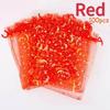 50-200pcs Moon Stars Drawstring Organza Bags Jewelry Gift Bags Pouches Gold Star Organza Favor Pouches for Christmas Wedding