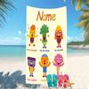Customizable Personalized Beach Towels Super Simple Songs Themed designs.Suitable for the Beach, Yoga, Sports;ideal As Beach Accessories