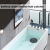 Shower Drain Filter Traps, Stainless Steel & Silicone Covers, Effective Debris Blocker for Bathtub & Bathroom Drainage
