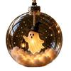 Dropshipping HQ New Halloween Glowing Transparent Sphere Decoration 8cm Cartoon Plastic Hot-Selling Christmas Ball Novelty Gifts