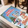 Halloween Bluebird Party Customize Text Floor Mat Design for Bedrooms Hallway Game Room Living Rooms Anti-slip Rug Office Home Decor