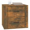 Nightstand Smoked Oak 50x39x47 Cm