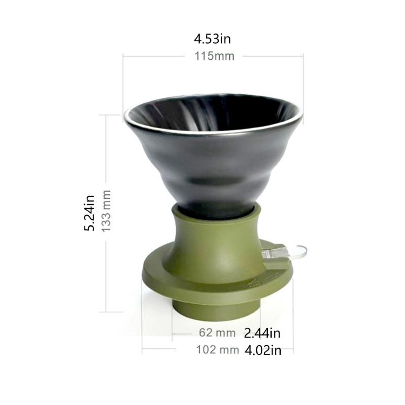 Efficient Coffee Dripper With Silicone Base And Fine Meshes Filter Office Coffee Equipment For Home Or Office Use