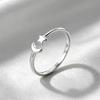 Star Moon Open Ring: Women's Simple, Elegant Korean Style