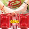 2-50pcs Black and Red Rope Woven Rope Bracelet for Men and Women in 2026 Zodiac Year Worn To Avoid Danger and Ensure Safety