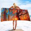Forest Series Seaside Vacation Beach Towel Swimming Bath Towel Microfiber Sports Towel