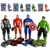Captain America Man Miniature Cars Toy Set Gift