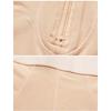 Adjustable Strap Front Zipper Lace Hem Tummy Control Hip Enhancer Shapewear Bodysuit