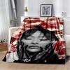 Couverture Douce en Flanelle 3D Ayliva Lieb Pop Singer pour Lit Chambre Canapé Pique-nique, Couverture Jetée pour Couvrir Extérieur Loisirs Cadeau Enfants