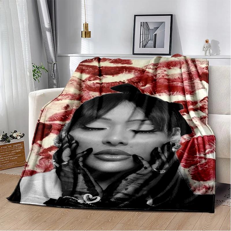 Couverture Douce en Flanelle 3D Ayliva Lieb Pop Singer pour Lit Chambre Canapé Pique-nique, Couverture Jetée pour Couvrir Extérieur Loisirs Cadeau Enfants