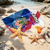 Custom Name Personalized Club Deportivo Guadalajara Print Beach Towel, for Trip Camping Beach Party Home Decor, Birthday Gift for Family & Friends