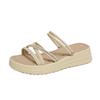 Two cool slippers, new summer fairy breeze one-word Roman beach sandals