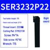 CNC Lathe Tool Holder for SER2020K16/2525M16 Forward/Reverse External Threading