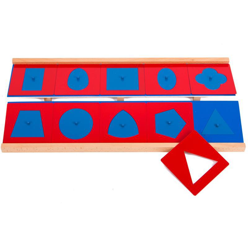 Montessori Early Education Sensory Geometric Inset Boards for Children's Cognitive Development