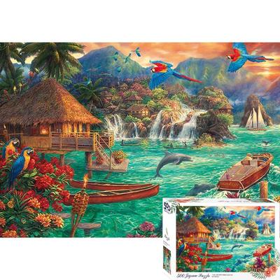 Toy & Puzzle Fantasy Island Puzzle, 500 Teile, gemischte Farben Puzzle, Kinderspiele, Lernspielzeug