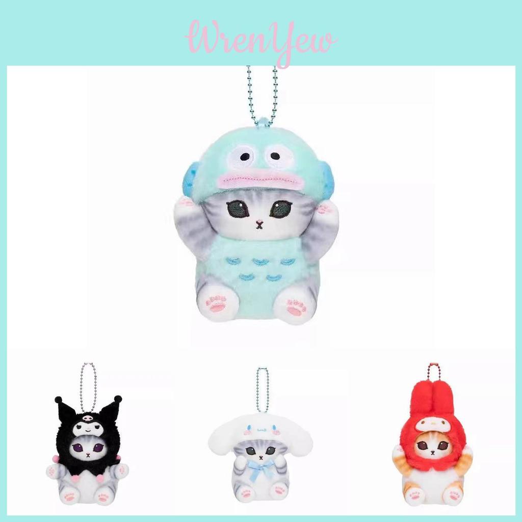 Cute Shark Cat Plush Kuromi Cinnamoroll My Melody Soft Animal Dolls