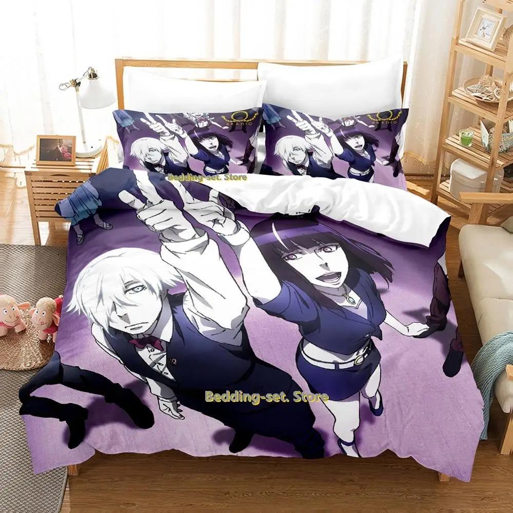 Comfortable SkinFriendly Single Twin Full Queen King Death Parade Size Bed Adult Kid Bedroom Duvetcover Sets Anime parure de lit Quilt
