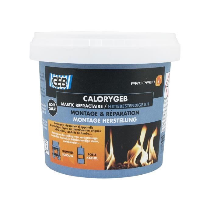 Mastic réfractaire - geb - calorygeb - tenue en température 1 300° - 300 g