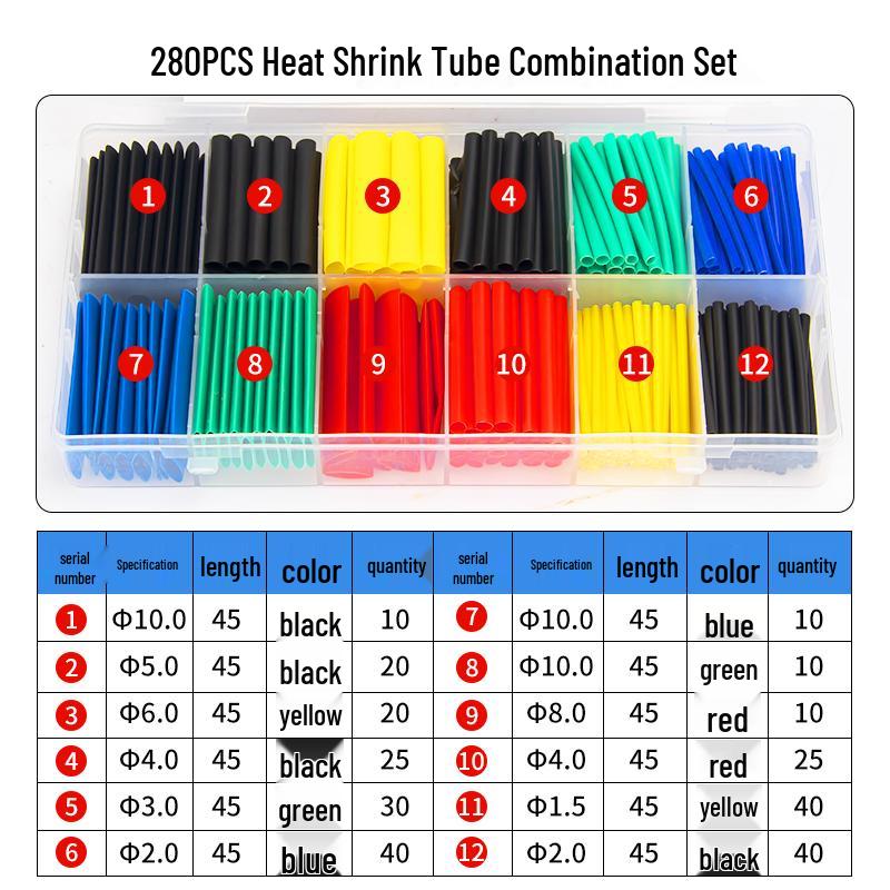 Waterproof Flexible Heat Shrink Tube - Insulating Sleeve for Wire Protection and Cable Management