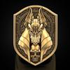 Men's Vintage 925 Silver Wolf Head Body 18k Gold Plated Ring Gift Party Jewelry Ring