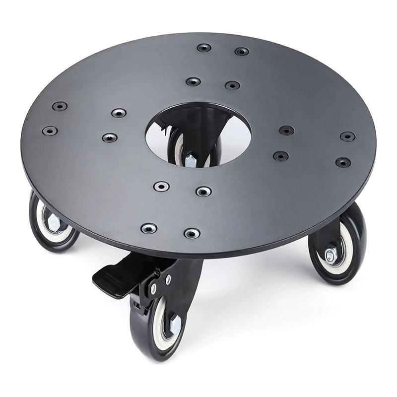 Plant Stand with Wheels,3.0mm Thick Aluminum Alloy Plant Caddy  Rolling Plant Stand Holds 12 Inch and 500lbs