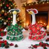 other  Christmas Pastoral Style Porch Goose Clothes with Hat 23 Inch White Lawn Outfit Courtyard Garden Statue Decor