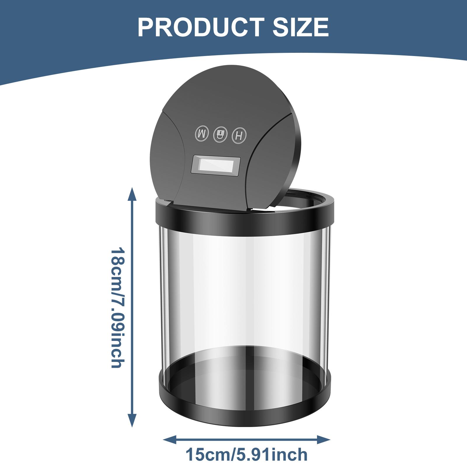 

Time Locking Box Large Capacity Time Locking Container with LCD Display Habits Building Food / Phone Locking Box Auto Unlock New чёрный