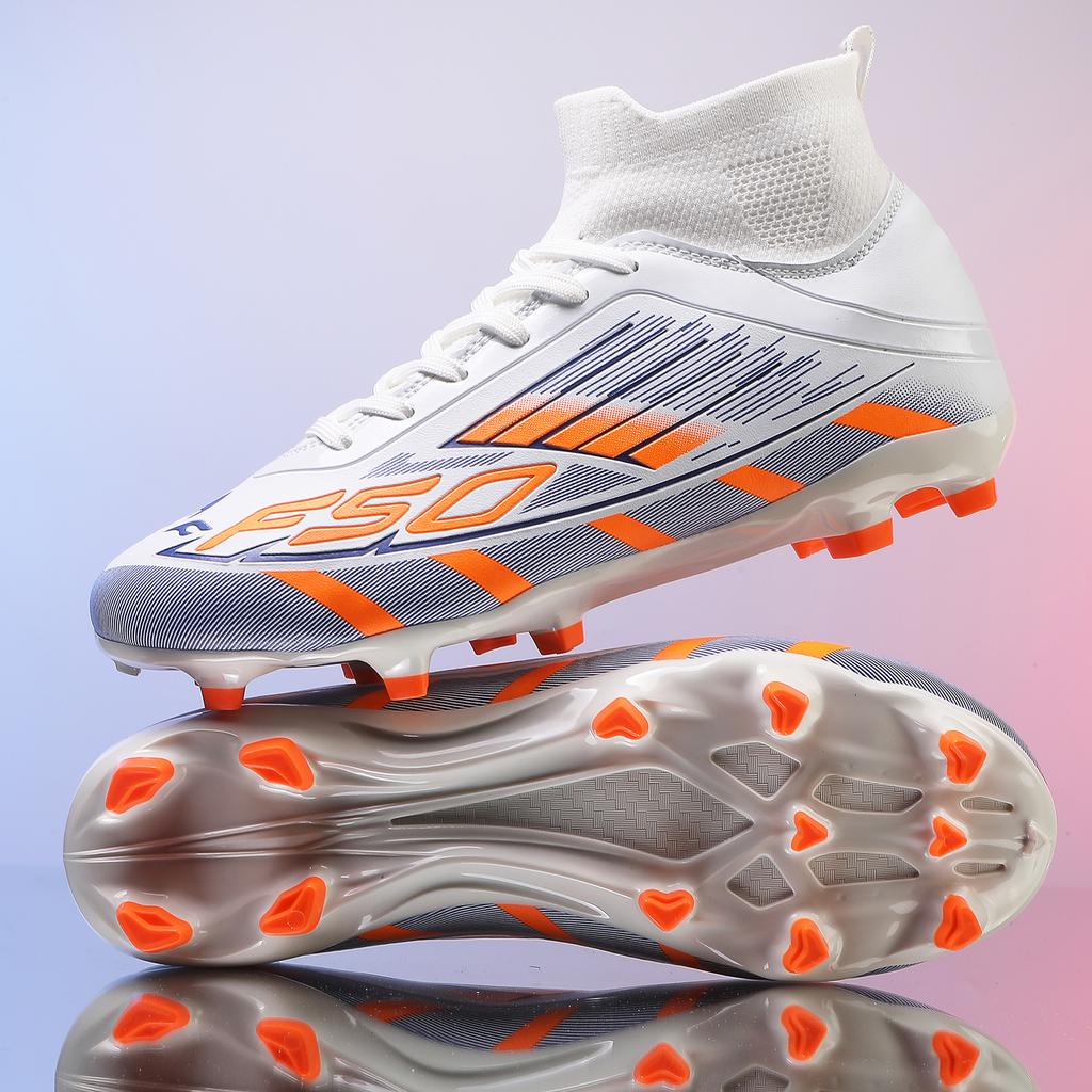 New Men Football Boots TF/FG Boys Professional Ankle Match Sports Shoes Non-Slip Soccer Shoes Unisex Comfortable Sneakers