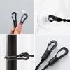 2pcs 2.8M Travel Clotheslines Business Outdoor Camping Drying Tools Non-Slip Clothes Line with Hooks Suction Cup Elastic