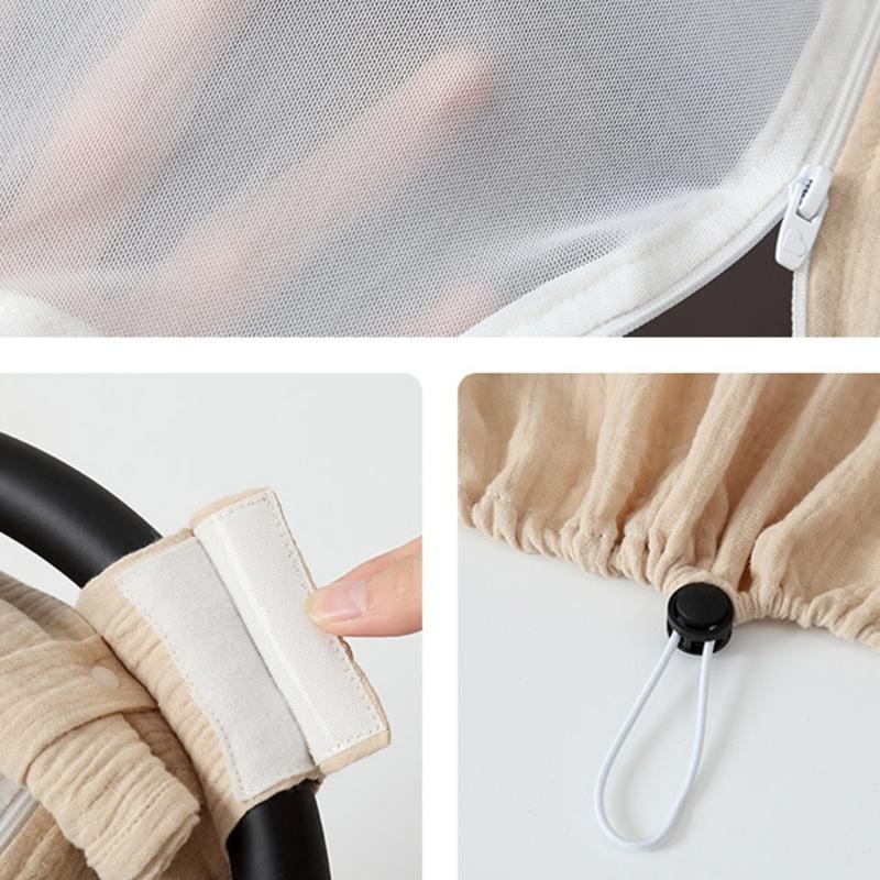 Car Seat Covers for Babies Portable Baby Car Seat Cover for Boys Girls Infant Carseat Covers Kick-Proof Car Seat Canopy