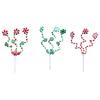 Christmas Tree Top Decoration Shatterproof Artificial Candy Branch Stem for Vase Arrangement Holiday Decoration