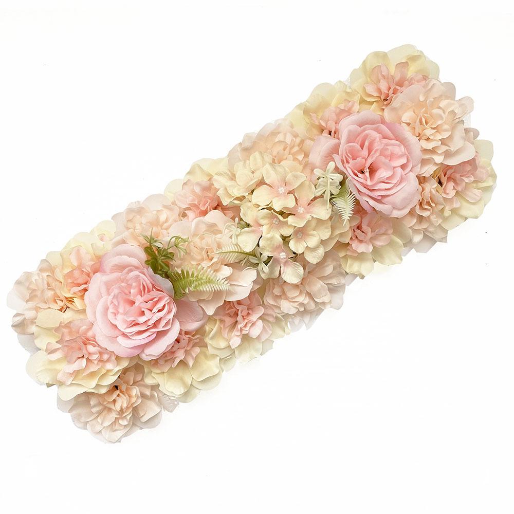 Wedding Simulation Flower Silk Flower, Decorative Fake Flower Row Hotel Flower Wall Road Lead Wedding Arch Flower Arrangement
