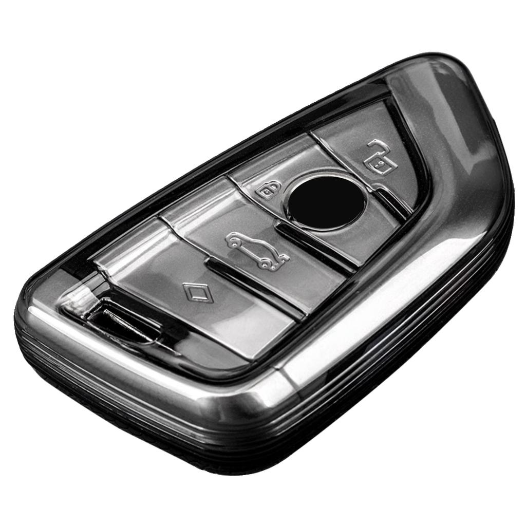 Transparent Black Tpu For Bmw F30 F20 F10 F18 F22 F01 X3 X4 F06 F02 M3 M5 Remote Car Key Case Cover Holder Protector Accessories