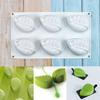 6-Cavity Chocolate Mold Fruit Flower Shape Desserts Making Tool New Baking Pastry Mold  Baking Tool