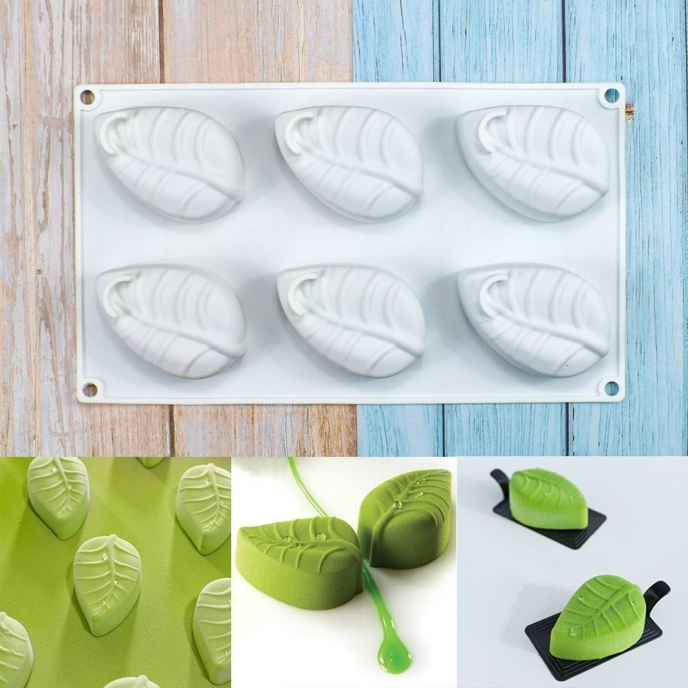 6-Cavity Chocolate Mold Fruit Flower Shape Desserts Making Tool New Baking Pastry Mold Baking Tool