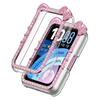 Custodia con Diamanti per HUAWEI Band 11 Accessori Bordo Bumper Rigido Vuoto a 360° Frame shell Carina Copertura GATTO huawei smart band 11 pro