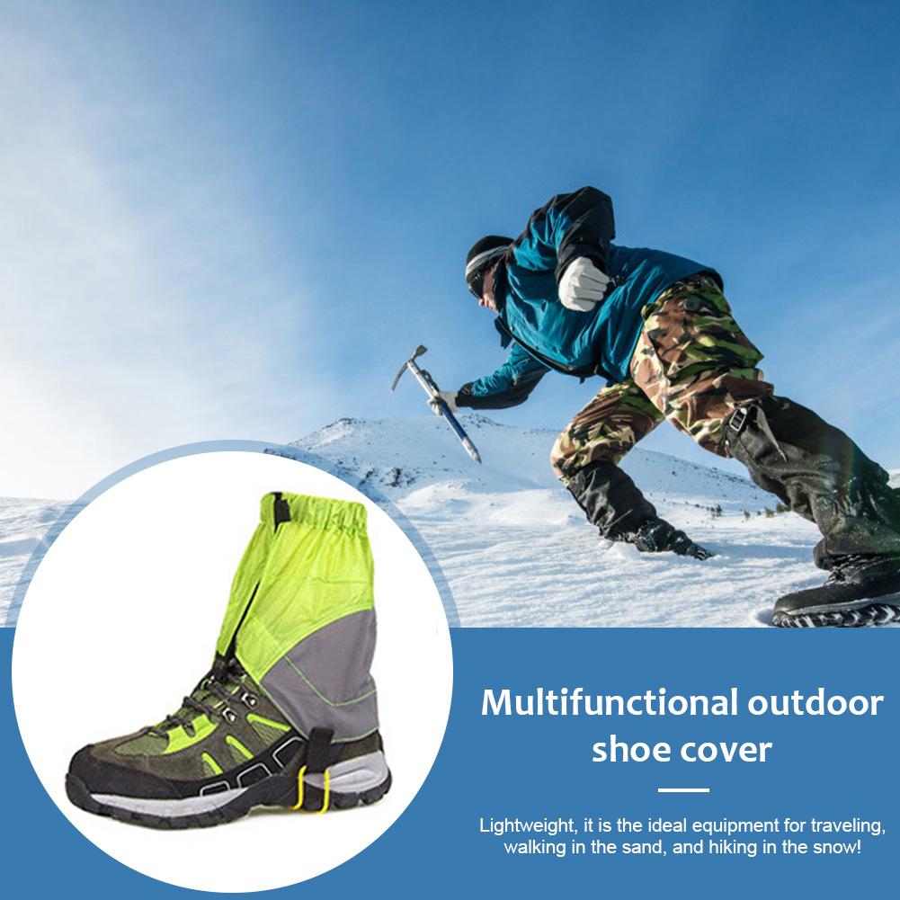 Outdoor Hiking Snow Legging Gaiters Climbing Winter Snow Shoes Cover Waterproof Hiking Skiing Climbing Dustproof Foot Cover