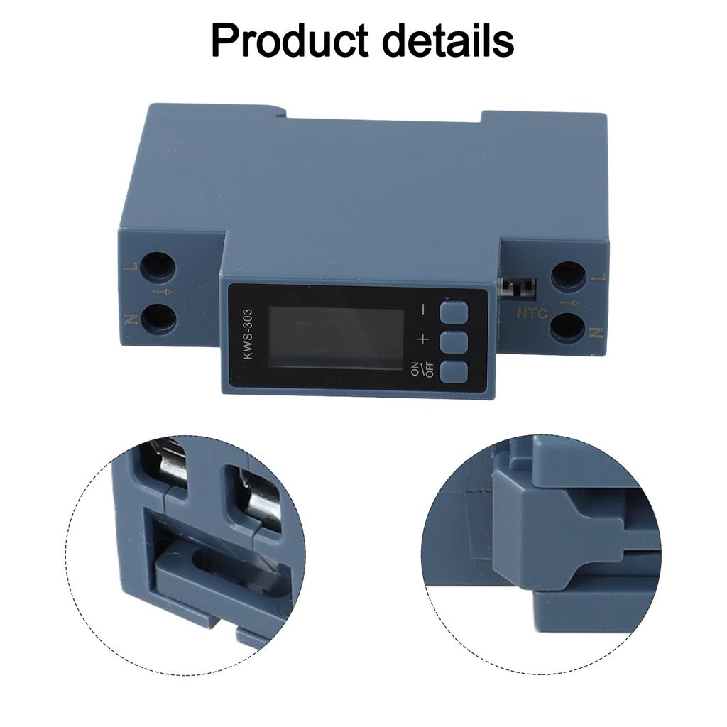 Smart Energy Monitor KWS-303 Voltage Current Meter Energy Monitoring Application DIN Rail Mountable For Energy Monitoring