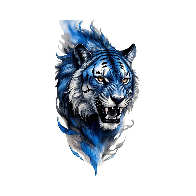 Fierce Tiger Car Sticker Vinyl Decal Waterproof Rear Window Motorcycle Camper Bumper Truck Laptop Decoration X15