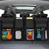 Car Rear Racks Storage Bag Net Adjustable Trunk Storage Bag Net High Capacity Hanging Organizers Automobile Interior Accessories