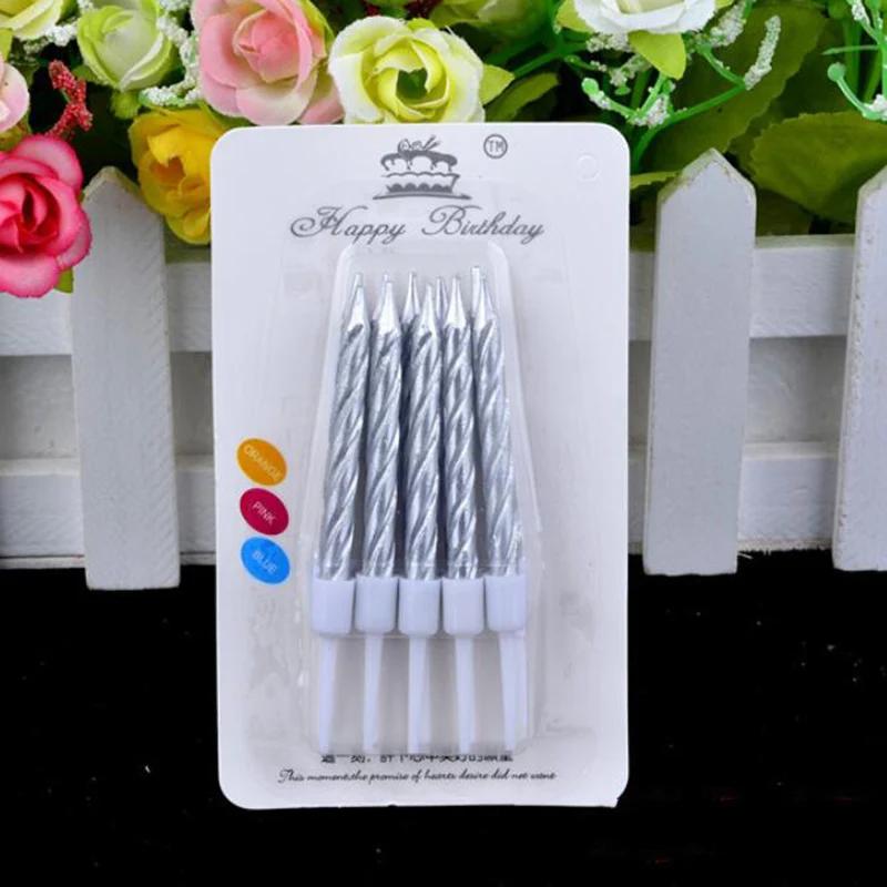 10 Stück Geburtstag Fadenkerze Kinder Kreative Backparty Kuchen Dekoration Ein Jahr Netz Rot Digital Bunt Bleistift