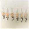 C17 C22 LED Filament Candle Bulb, 230V, 2W, 2200K, for Candlesticks, Nightlights, Pendant Lights, and Decorative Bulbs.