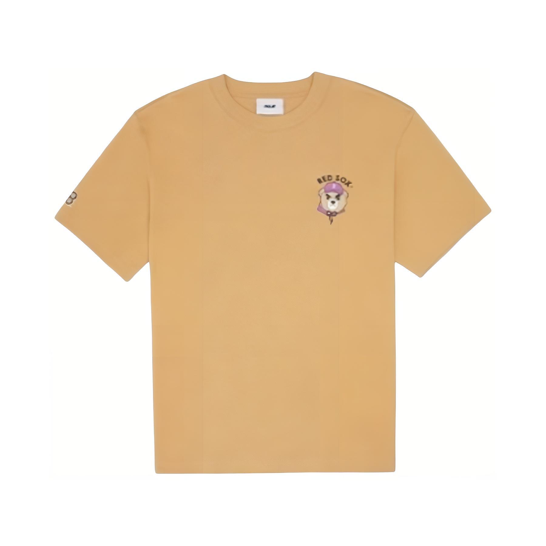 MLB Drop Shoulder Sleeve T Shirt Unisex Pittsburgh Pirates/Dark Sand Brown 3ATSEC633- S